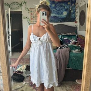Shein White Boho Dress